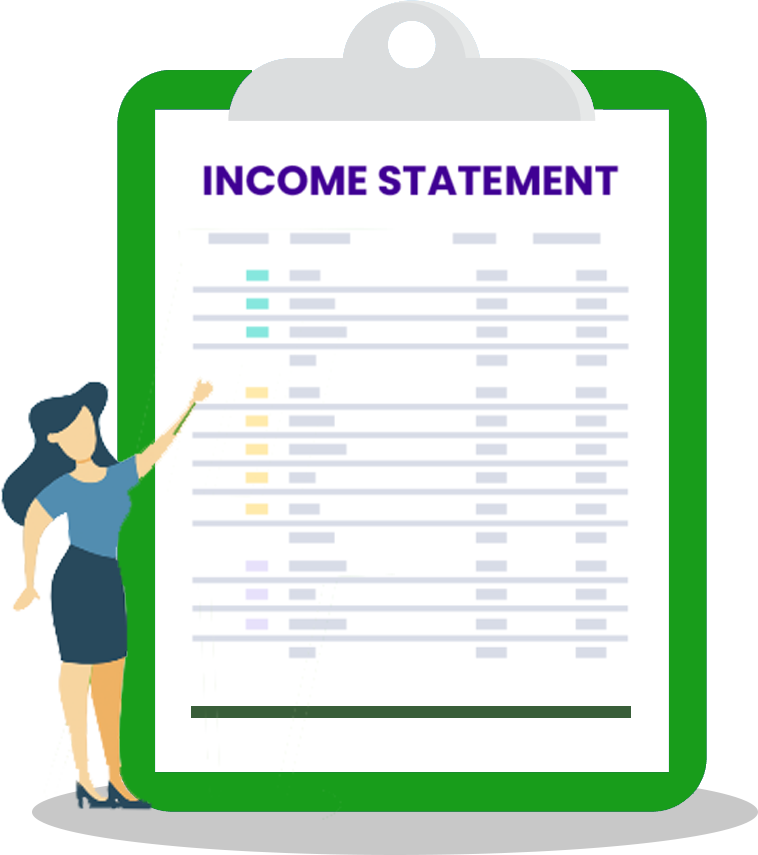 upkeep books income statement